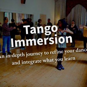 Jessica Gerdel teaching somatic tango to students in Vienna
