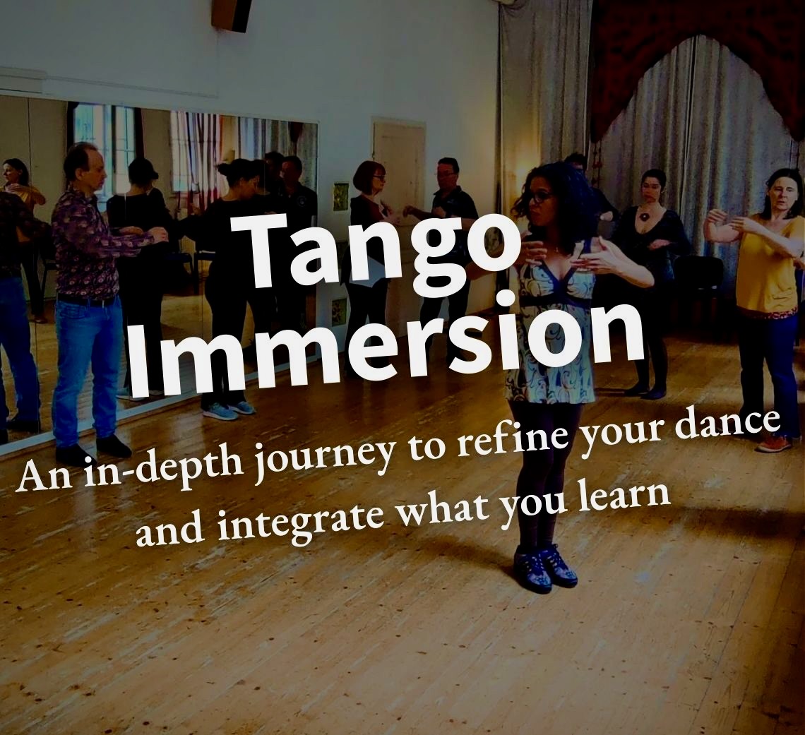 Jessica Gerdel teaching somatic tango to students in Vienna